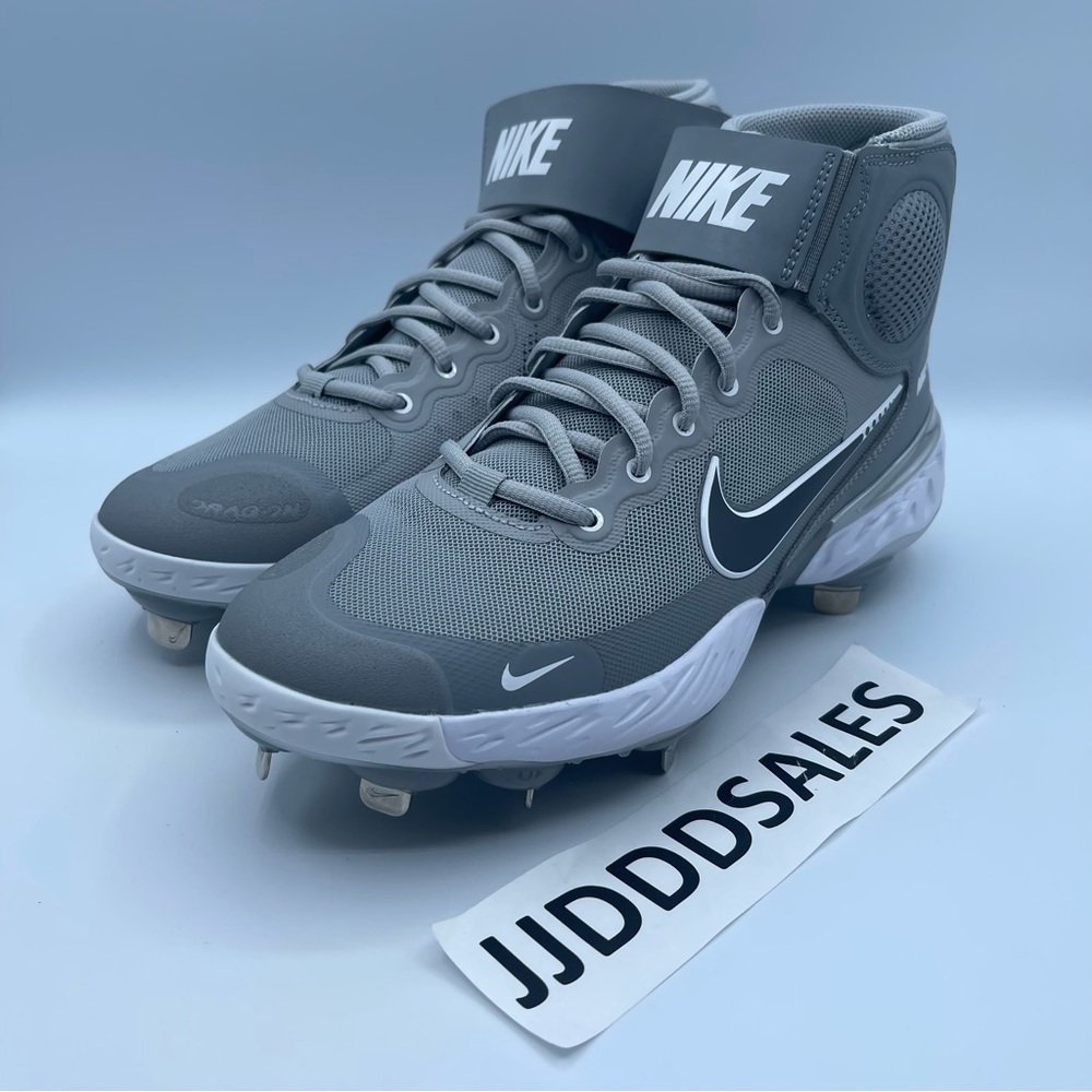 Nike Alpha Huarache Elite 3 React Mid Baseball Cleats CK0745-002 Men’s Size 7.5.